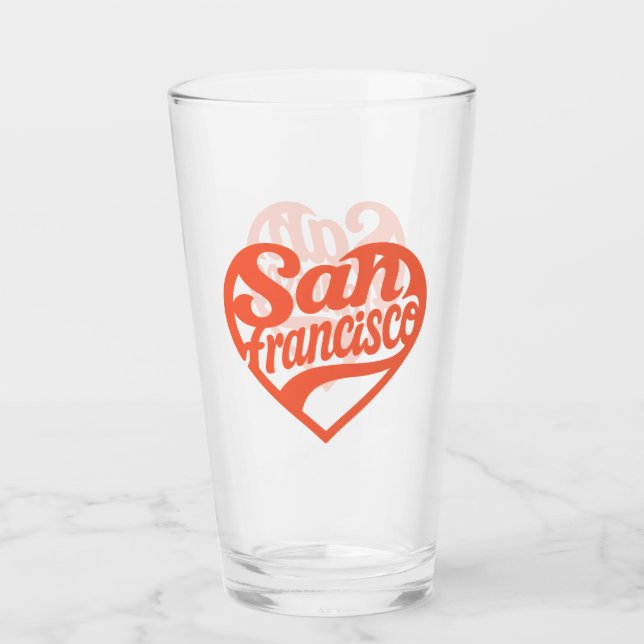 Heart San Francisco Glaskopp (Framsida)