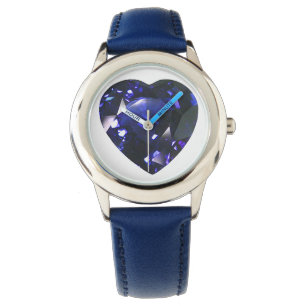 Heart Sapphire Blue Armbandsur