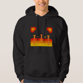 Heart-Scape Mäns Hoodie