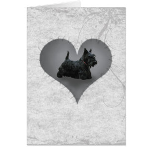 Heart Scottie Hälsningskort