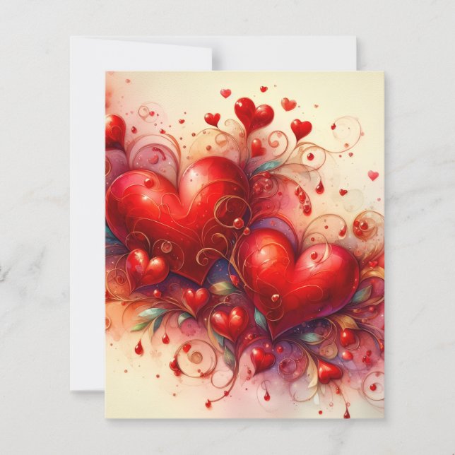 heart scrapbook paper (Framsida)