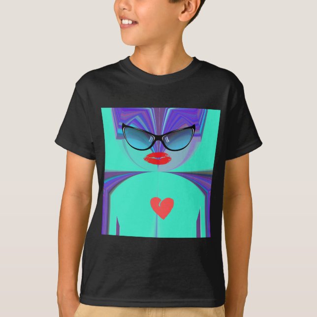 Heart Selfie T-shirt (Framsida)