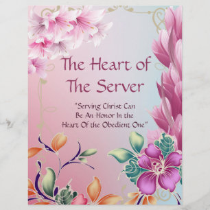 Heart Server Title Page-Personligen Papper
