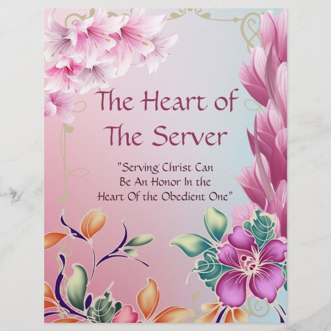Heart Server Title Page-Personligen Papper (Framsida)