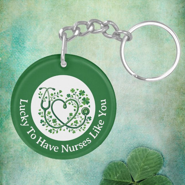 Heart Shamrock Stethocope Lucky to Have Nurses (Skapare uppladdad)