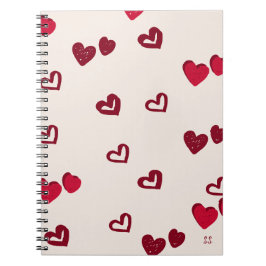 Heart Shape Notebook Anteckningsbok