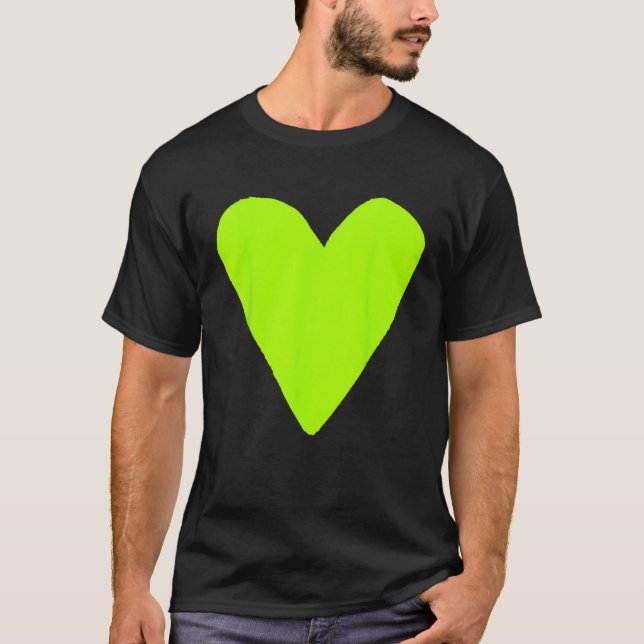 Heart Shape Symbol Love Kindness Peace Spring Bud T Shirt (Framsida)