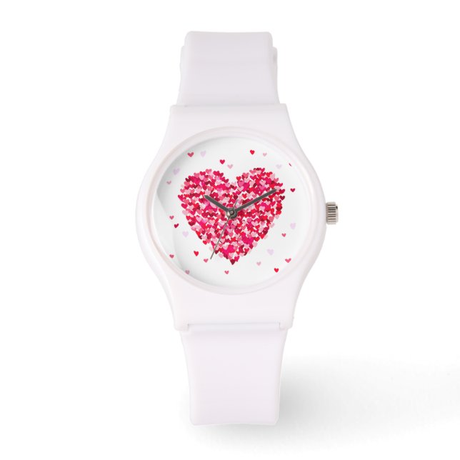 Heart Shape Valentines day Kärlek Gift Armbandsur (Framsida)