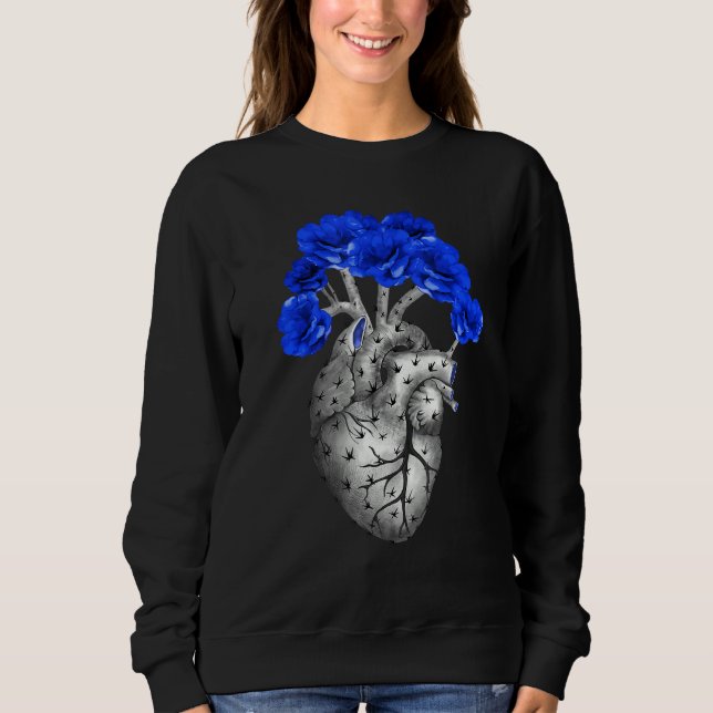 Heart shaped cactus  heart shaped succulent blue n t shirt (Framsida)