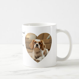 Heart-Shaped Dog Design – “Happiness on Four Paws” Kaffemugg