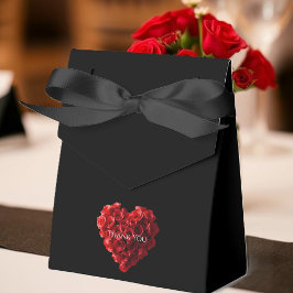Heart Shaped Red Roses-Wedding Thank you Presentaskar
