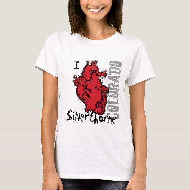 Heart Silverthorne Colorado shirt Tee (Framsida)