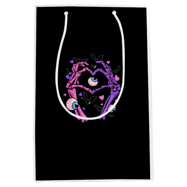 Heart Skeleton Händer - Halloween Pastel Goth Eyeb (Framsidan)