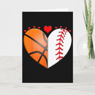 Heart Sketll Sälj Alla hjärtans dag Sportälskare Kort