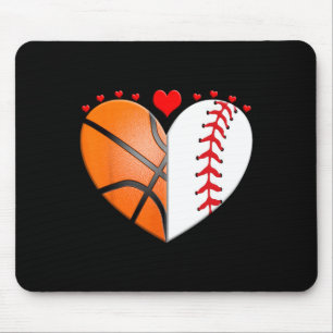 Heart Sketll Sälj Alla hjärtans dag Sportälskare Musmatta