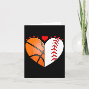 Heart Sketll Sell Valentines day Sports Älskare Kort