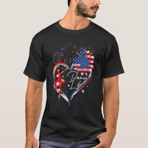 Heart Solros Dance Life Ballet Dancer 4 th of J. T Shirt