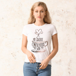 Heart Steam Coffee Mamma - Timless Mor Day ArT T Shirt