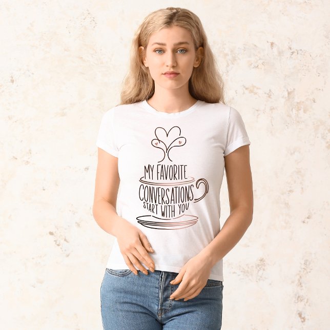 Heart Steam Coffee Mamma - Timless Mor Day ArT T Shirt (Skapare uppladdad)