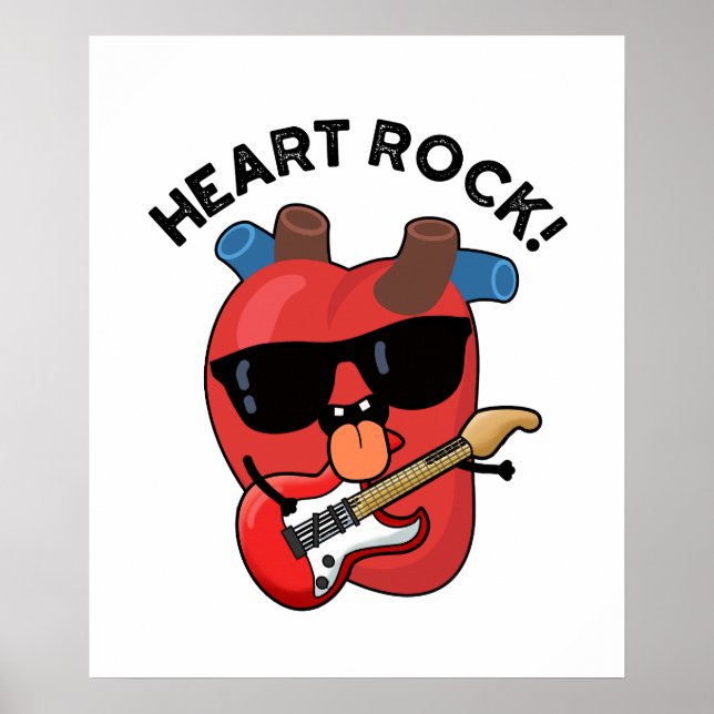 Heart Sten Funny Music Anatomy Pun Poster (Framsidan)