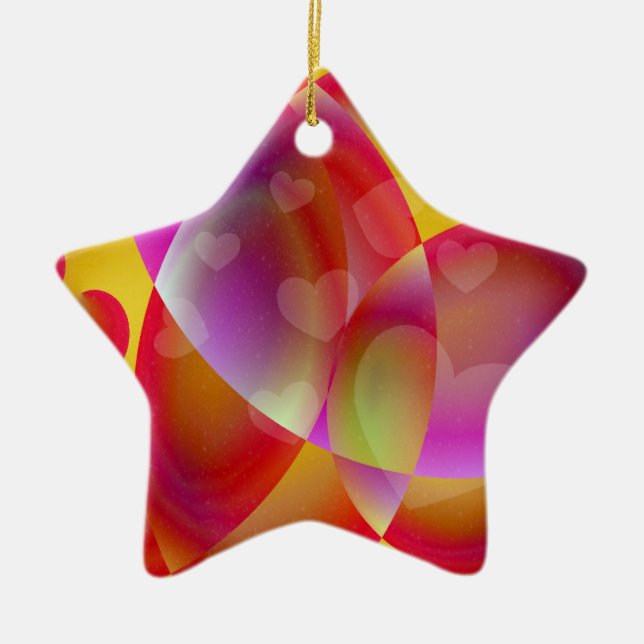 Heart Stollig Star Ornament (Framsidan)
