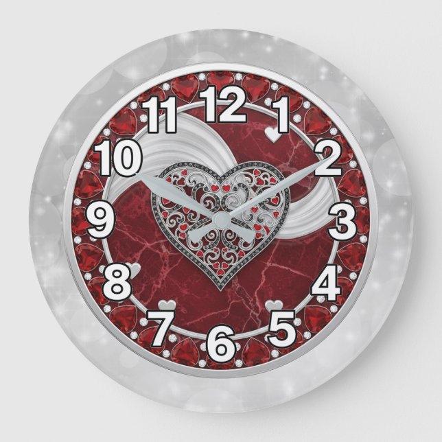 Heart  stor klocka (Framsida)