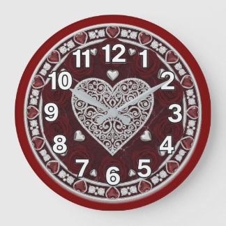 Heart  stor klocka