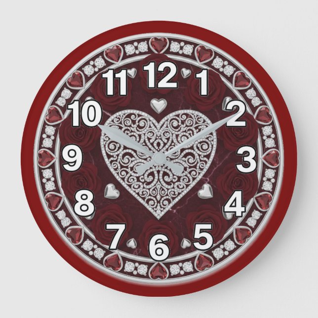 Heart  stor klocka (Framsida)