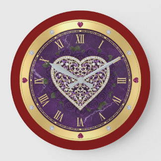 Heart  stor klocka