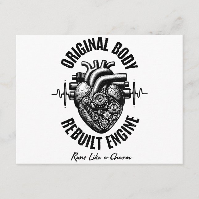 Heart Surgery Original Body Rebuilt Engine Runs Li Tilläggskort (Framsida)