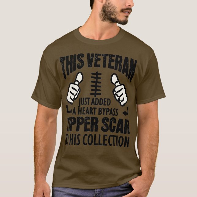 Heart Surgery Recovery Gift For Veteran Bypass T Shirt (Framsida)