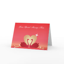 Heart Svanar Silhouette