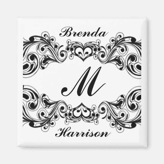 Heart Swirl Par Magnet (Framsidan)