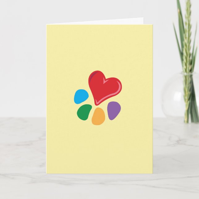 Heart-Tass_ "Du tar fram djuret" Valentine's Helgkort (Framsida)