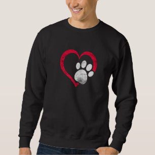 Heart Tass Hund Animal Puppy Whisperer Päls Pet Lång Ärmad Tröja