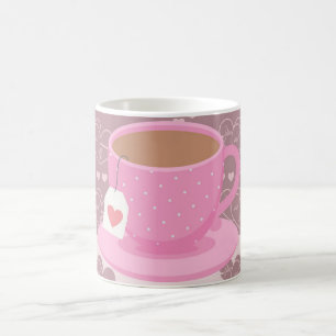 Heart Tea Mugg Kärlek Design