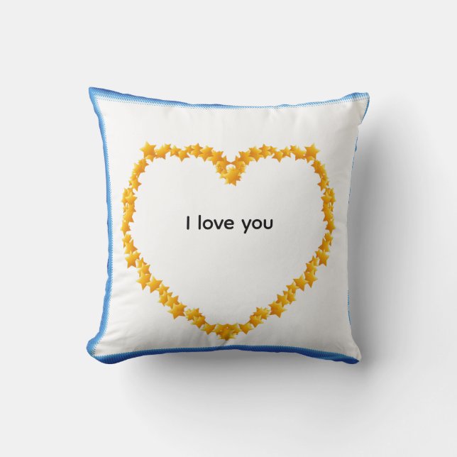 Heart Throw Cushion Kudde (Framsida)