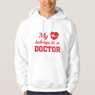 Heart Tillhör Doktor Hoodie