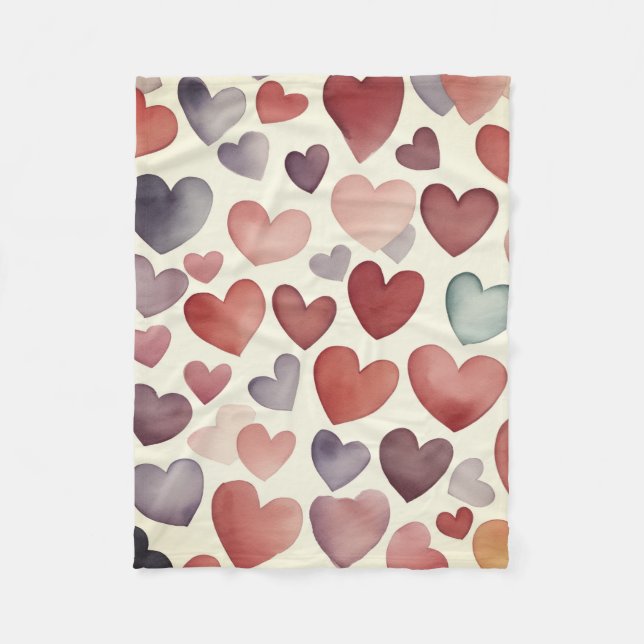 Heart to Hearts Fleece Blanket (Framsidan)