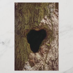 Heart Träd Brevpapper