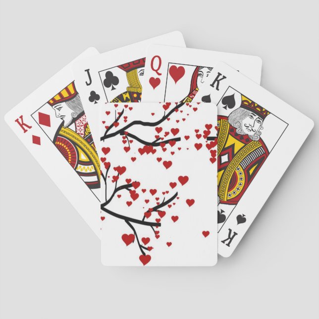 Heart Träd Casinokort (Baksidan)
