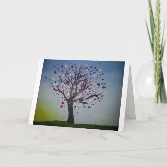 Heart Träd Greeting Card Kort (Framsida)