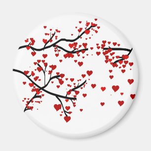 Heart Träd Magnet