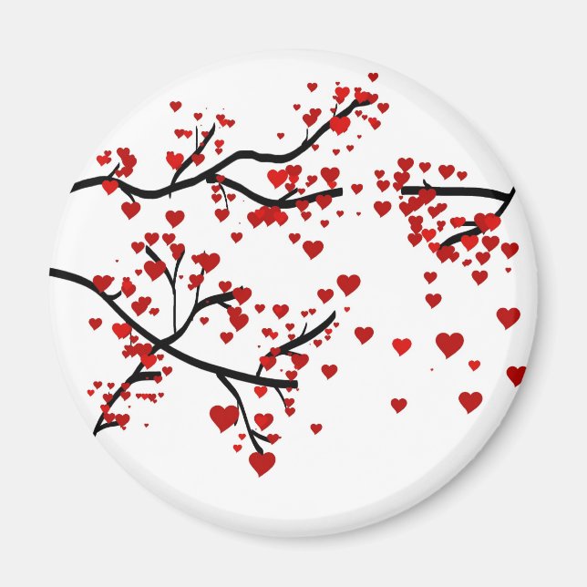 Heart Träd Magnet (Framsidan)