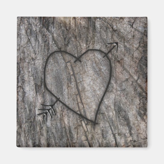 Heart Träd Magnet (Framsidan)