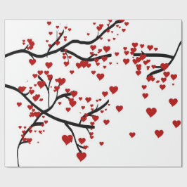 Heart Träd Presentpapper