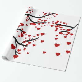 Heart Träd Presentpapper