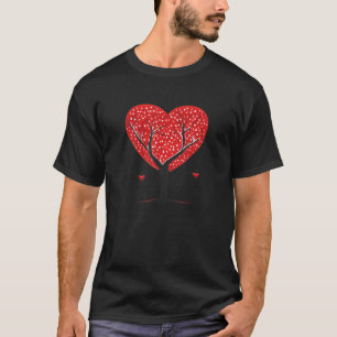 Heart Träd Red par Natural Kärlek Bröllop Honeymo T Shirt