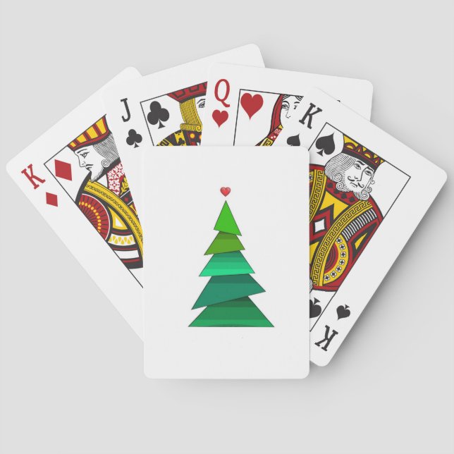 Heart Träd Spel Kort (Baksidan)