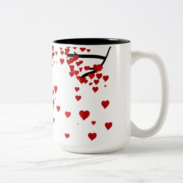 Heart Träd Två-Tonad Mugg (Höger)